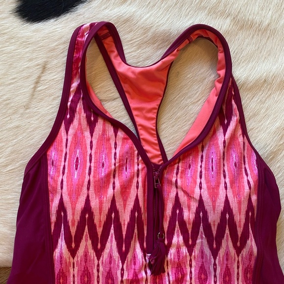 Beach House Tankini Top V-Neck multicolored - Picture 2 of 6